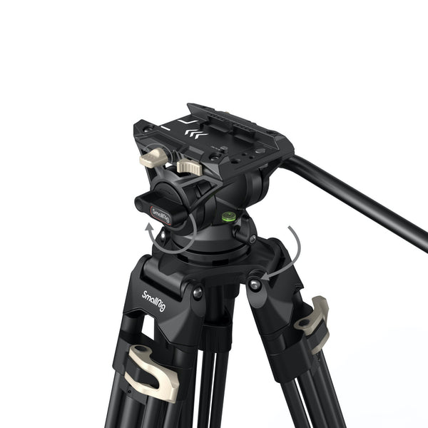 SmallRig Treppiede 3751B Heavy-Duty Fluid Head Tripod AD-01 SmallRig Treppiede 3751B Heavy-Duty Fluid Head Tripod AD-01